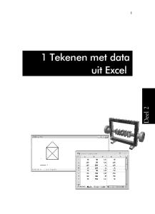 1 Tekenen met data uit Excel