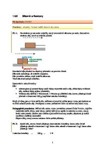 1.3.5 Siloměr a Newtony