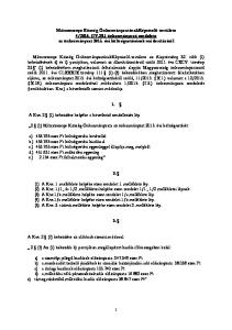 2. (1) Mátraterenye Község Önkormányzata az önkormányzat évi költségvetését