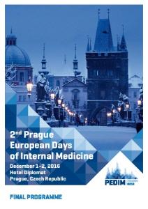 2 nd Prague European Days of Internal Medicine. December 1 2, 2016 Hotel Diplomat Prague, Czech Republic FINAL PROGRAMME
