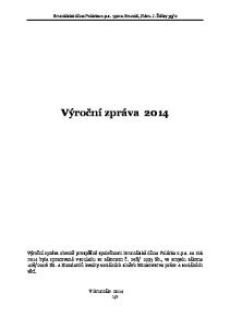 2. Výroční zpráva 2014