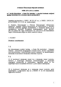 2001. (IV.11.) Kt. sz. rendelete