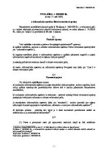 2003 Sb. ze dne 17. září 2003, o informačním systému Státní veterinární správy. 1 Předmět úpravy