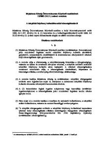 2003 (XI.11.) számú rendelete. A települési folyékony hulladékkezelési közszolgáltatásról