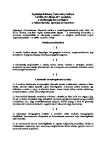 2003.(XII.18.)sz. KT. rendelete a köztisztaság fenntartásáról a módosításokkal egységes szerkezetben
