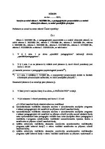 2004 Sb., o pedagogických pracovnících a o změně některých zákonů, ve znění pozdějších předpisů