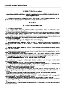 2006. (IV. 28.) Korm. rendelet