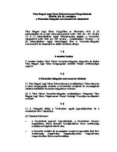 2009. ( ) rendelete a Közterület-felügyelet szervezetéről és feladatairól