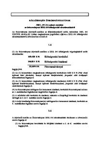 2011. (IV.15.) számú rendelete az önkormányzat évi költségvetési zárszámadásáról