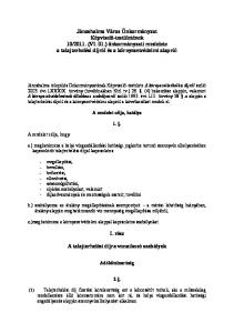 2011. (VI. 01.) önkormányzati rendelete a talajterhelési díjról és a környezetvédelmi alapról