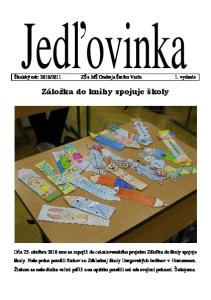 2011 ZŠ s MŠ Ondreja Štefku Varín 1. vydanie. Záložka do knihy spojuje školy