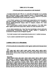 2012. (II. 21.) VM rendelet. a Pirtói-homokbuckás természetvédelmi terület létesítéséről