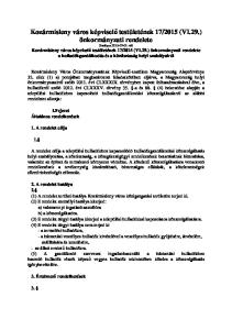 2015 (VI.29.) önkormányzati rendelete