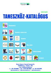 2016 tanév TANESZKÖZ-KATALÓGUS. Idegennyelv.   tel.: mobil: fax: