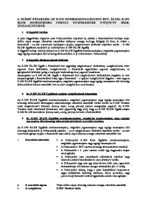 6. SZÁMÚ FÜGGELÉK: AZ E.ON ENERGIASZOLGÁLTATÓ KFT. ÁLTAL E.ON KLUB KATEGÓRIÁBA SOROLT ÜGYFELEKNEK NYÚJTOTT ÁRAK, SZOLGÁLTATÁSOK