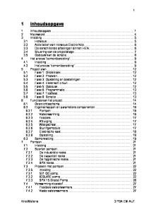 7.5 Besluit Feeders Inleiding Soorten Feeders Keuze van het schroeftype Geschikte afzuiging