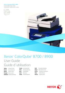 8900 Color Multifunction Printer Imprimante multifonction couleur
