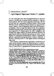 A győri Magyarok Nagyasszonya Társulat a 17. században