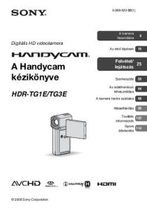 A Handycam kézikönyve