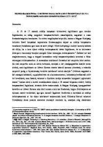 A tanulmány megírását az OTKA PD számú posztdoktori ösztöndíja támogatta. A tanulmány az MTA BTK kutatóműhelyében készült