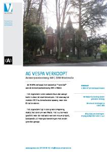 AG VESPA VERKOOPT Antwerpsesteenweg Westmalle