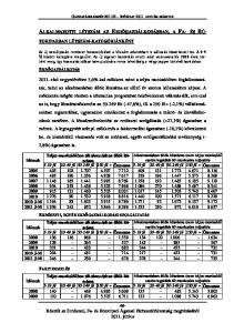 ALKALMAZOTTI LÉTSZÁM AZ ERDŐGAZDÁLKODÁSBAN, A FA- ÉS BÚ-