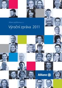 Allianz pojišťovna, a. s. Výroční zpráva 2011