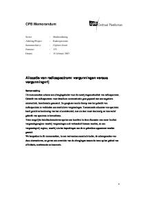 Allocatie van radiospectrum: vergunningen versus vergunningvrij