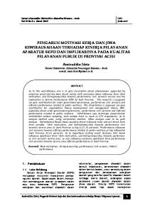 Amiruddin Idris Dosen Universitas Almuslim Peusangan Bireuen - Aceh   ABSTRACT