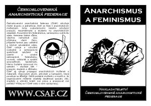 Anarchismus a feminismus