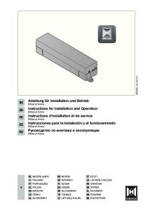 Anleitung für Installation und Betrieb BiSecur Home