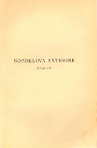 Antigone (vystoupi s Ismenou, majic v ruce konev s pohfebni