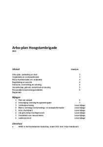 Arbo-plan Hoogstambrigade 2012