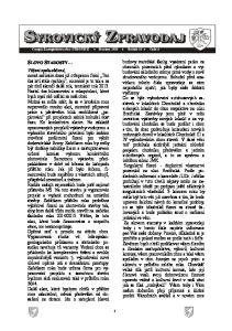 Časopis Zastupitelstva obce SYROVICE Prosinec 2013 Ročník 23 Číslo 4