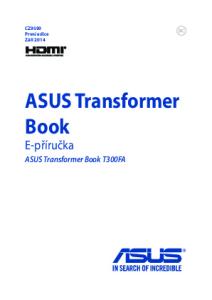 ASUS Transformer Book E-příručka