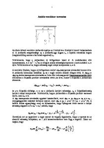 Axiális ventilátor tervezése