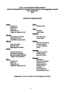 AZ ÁLTALÁNOS MŰVELŐDÉSI KÖZPONT József Attila Művelődési Ház és Alapfokú Művészetoktatási Intézményegységének település szintű rendezvényei 2010