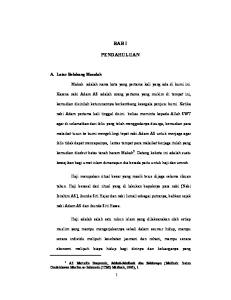 BAB I PENDAHULUAN. Makah adalah nama kota yang pertama kali yang ada di bumi ini. Karena nabi Adam AS adalah orang pertama yang mukim di tempat ini,