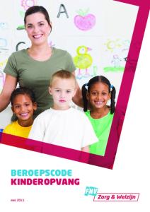 BEROEPSCODE KINDEROPVANG