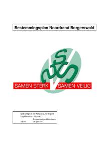 Bestemmingsplan Noordrand Borgerswold