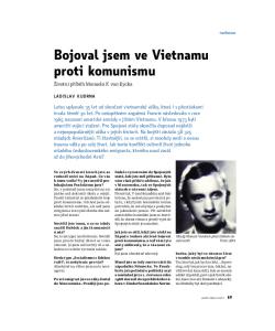 Bojoval jsem ve Vietnamu proti komunismu Životní příběh Manuela F. van Eycka