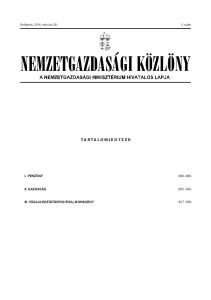 Budapest, március 28. TARTALOMJEGYZÉK I. PÉNZÜGY II. GAZDASÁG III. FOGLALKOZTATÁSPOLITIKA, MUNKAÜGY