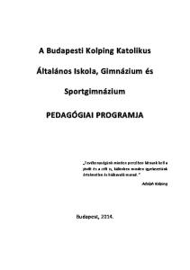 Budapest, Tevékenységünk minden percében látnunk kell a jövőt és a célt is, különben minden igyekezetünk értelmetlen és hiábavaló marad