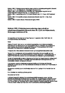 Bulletin 1999, 2 Ziektekostenverzekering; eigen schuld en schadebeperkingsplicht (Bewerkt door Mr. L.J.F.E. de Wijkerslooth, Dirkzwager Advocaten & No
