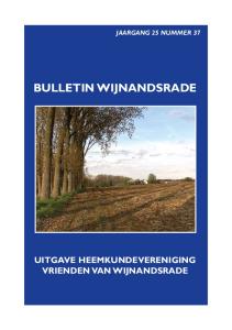 BULLETIN WIJNANDSRADE