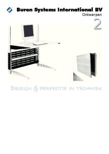 buren systems International bv Ontwerpen Design & perfectie in techniek