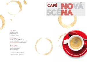 CAFÉ. café nona Národní 4, Praha 1 Nová scéna nd 3. nadzemní podlaží