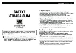 CATEYE STRADA SLIM CYCLOCOMPUTER CC-RD310W