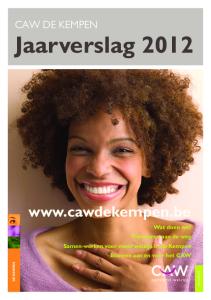 CAW DE KEMPEN Jaarverslag 2012