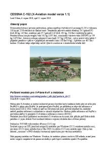 CESSNA C-152 (X-Aviation model verze 1.1)